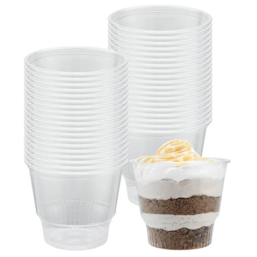 Clear Ice Cream Cup